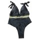Butterfly Section Lace-up One-piece sexy backless swimsuit Butterfly Section Lace-up One-piece sexy backless swimsuit